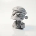 Mô hình chú vịt uống cà phê buổi sáng in 3D đáng yêu - Thumbnail 1