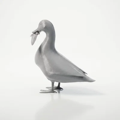 Mô hình vịt cầm dao độc đáo in 3D