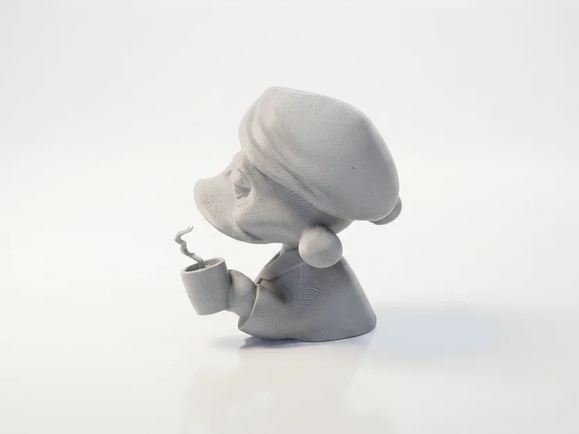 Mô hình chú vịt uống cà phê buổi sáng in 3D đáng yêu - Image 4
