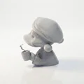 Mô hình chú vịt uống cà phê buổi sáng in 3D đáng yêu - Thumbnail 4