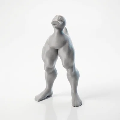 Mô hình Vịt cơ bắp độc đáo - Tượng 3D in nhựa STL