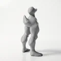 Mô hình Vịt cơ bắp độc đáo - Tượng 3D in nhựa STL - Thumbnail 3