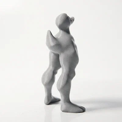 Mô hình Vịt cơ bắp độc đáo - Tượng 3D in nhựa STL