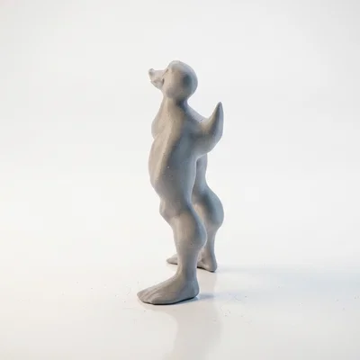 Mô hình Vịt cơ bắp độc đáo - Tượng 3D in nhựa STL