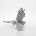 Mô hình 3D Ngựa có cánh Eagle Horse huyền thoại - Thumbnail 2