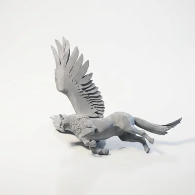 Mô hình 3D Ngựa có cánh Eagle Horse huyền thoại