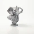 Mô hình tượng bán thân chú voi mặc vest sang trọng (File in 3D) - Thumbnail 2
