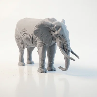 Mô hình tượng Voi 3D in ấn chất lượng cao