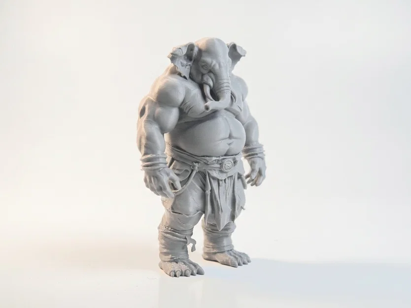 Mô hình Chiến binh Voi Fantasy - Tượng sưu tầm in 3D - Image 2