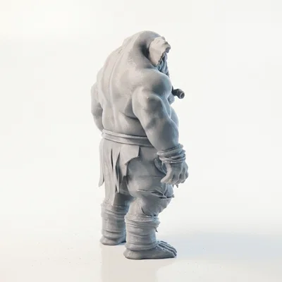 Mô hình Chiến binh Voi Fantasy - Tượng sưu tầm in 3D