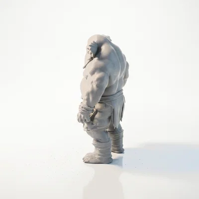 Mô hình Chiến binh Voi Fantasy - Tượng sưu tầm in 3D