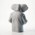 Tượng Bán Thân Elephant Man - Mô Hình Điêu Khắc Động Vật In 3D - Thumbnail 3