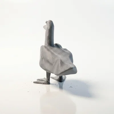 Mô hình tượng vịt dễ thương in 3D