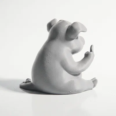 Mô hình in 3D tượng heo FU siêu tinh nghịch