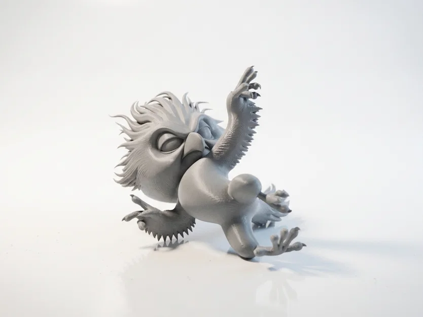 Mô Hình Chim Chiến Binh - Tượng Sưu Tầm In 3D Độc Đáo - Image 1