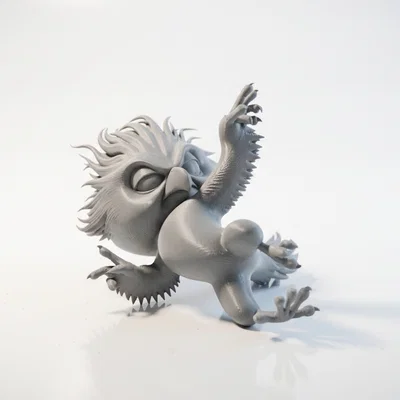 Mô Hình Chim Chiến Binh - Tượng Sưu Tầm In 3D Độc Đáo