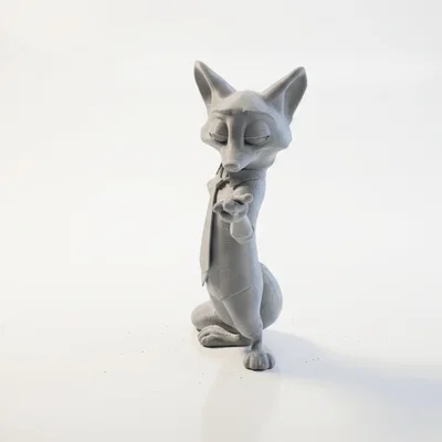 Mô hình in 3D chú cáo nhỏ xinh