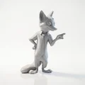 Mô hình in 3D chú cáo nhỏ xinh - Thumbnail 2