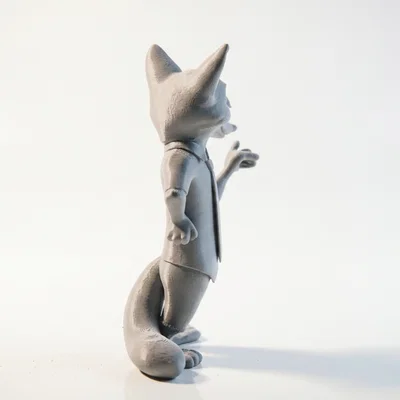 Mô hình in 3D chú cáo nhỏ xinh