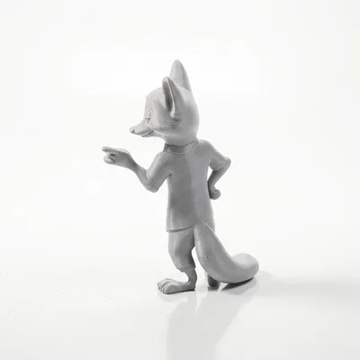 Mô hình in 3D chú cáo nhỏ xinh