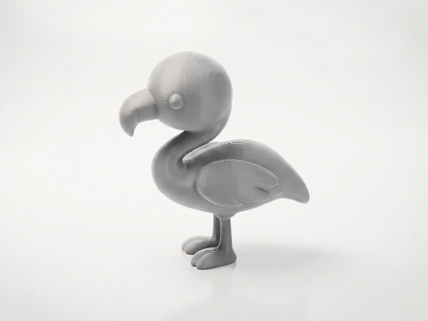 Mô hình in 3D chim hồng hạc trang trí (Flamingo Figurine) - Image 1