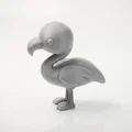 Mô hình in 3D chim hồng hạc trang trí (Flamingo Figurine) - Thumbnail 1
