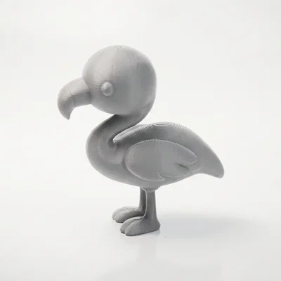 Mô hình in 3D chim hồng hạc trang trí (Flamingo Figurine)