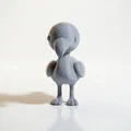 Mô hình in 3D chim hồng hạc trang trí (Flamingo Figurine) - Thumbnail 2