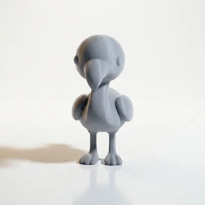 Mô hình in 3D chim hồng hạc trang trí (Flamingo Figurine)