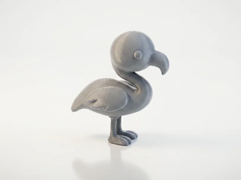 Mô hình in 3D chim hồng hạc trang trí (Flamingo Figurine) - Image 3
