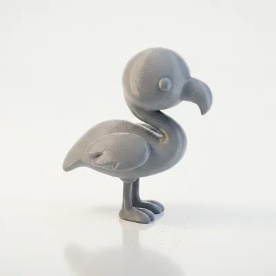 Mô hình in 3D chim hồng hạc trang trí (Flamingo Figurine)