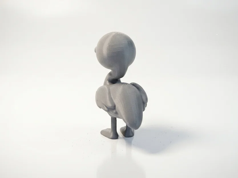 Mô hình in 3D chim hồng hạc trang trí (Flamingo Figurine) - Image 4