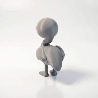 Mô hình in 3D chim hồng hạc trang trí (Flamingo Figurine)
