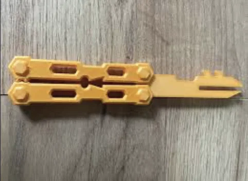 Mô hình dao bướm tập luyện Keylisong 3D giải trí an toàn - Image 1