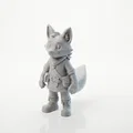 Mô hình 3D in ấn nhân vật Cáo nhân hóa (Fox Boy) - Thumbnail 1