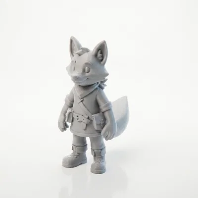Mô hình 3D in ấn nhân vật Cáo nhân hóa (Fox Boy)