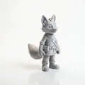 Mô hình 3D in ấn nhân vật Cáo nhân hóa (Fox Boy) - Thumbnail 2