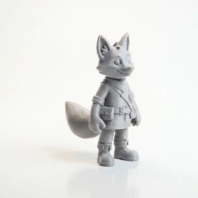 Mô hình 3D in ấn nhân vật Cáo nhân hóa (Fox Boy)