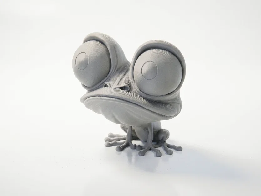Mô hình ếch 3D đáng yêu có thể in ấn - Image 1