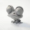 Mô hình ếch 3D đáng yêu có thể in ấn - Thumbnail 1