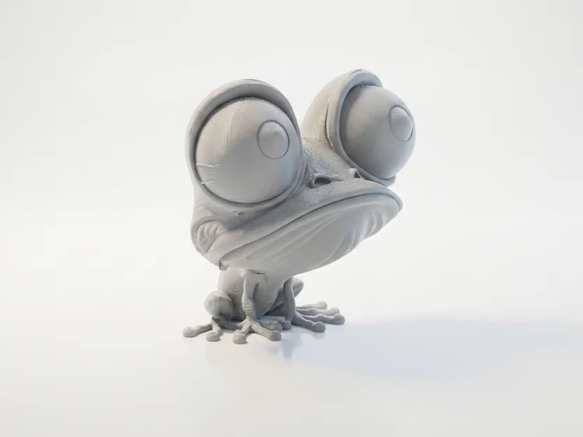 Mô hình ếch 3D đáng yêu có thể in ấn - Image 2