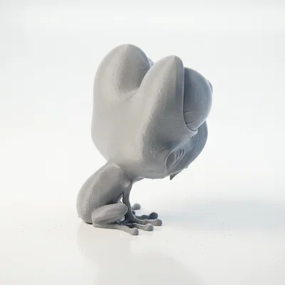 Mô hình ếch 3D đáng yêu có thể in ấn