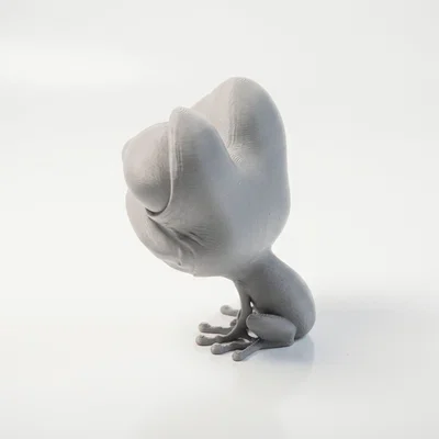 Mô hình ếch 3D đáng yêu có thể in ấn