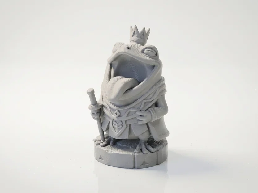 Mô hình 3D Tượng Ếch Hoàng Gia (Frog King) - Image 1