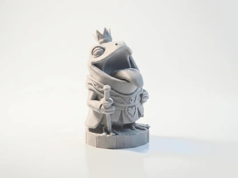 Mô hình 3D Tượng Ếch Hoàng Gia (Frog King) - Image 2