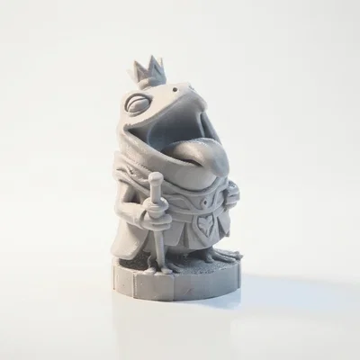 Mô hình 3D Tượng Ếch Hoàng Gia (Frog King)