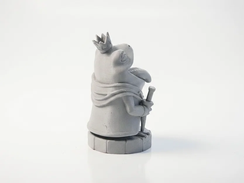 Mô hình 3D Tượng Ếch Hoàng Gia (Frog King) - Image 3