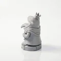 Mô hình 3D Tượng Ếch Hoàng Gia (Frog King) - Thumbnail 4