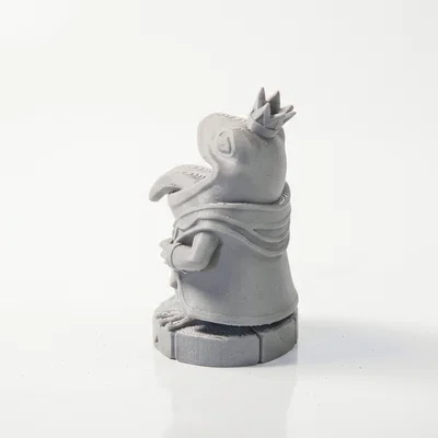 Mô hình 3D Tượng Ếch Hoàng Gia (Frog King)