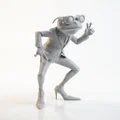 Mô hình 3D chú ếch diện vest lịch lãm (Frog In Suit Figurine) - Thumbnail 2